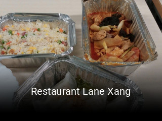 Restaurant Lane Xang plan d'ouverture