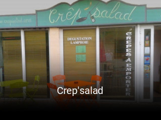 Crep'salad heures d'ouverture