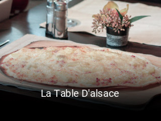 La Table D'alsace ouvert