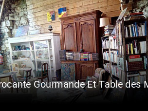 La Brocante Gourmande Et Table des Matieres heures d'ouverture