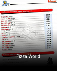 Pizza World heures d'ouverture