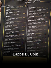 L’appel Du Goût ouvert