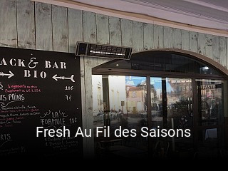 Fresh Au Fil des Saisons plan d'ouverture