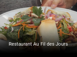 Restaurant Au Fil des Jours ouvert