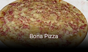 Bona Pizza plan d'ouverture