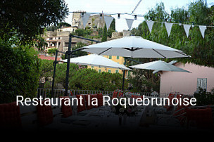 Restaurant la Roquebrunoise heures d'affaires