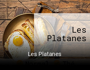 Les Platanes heures d'affaires