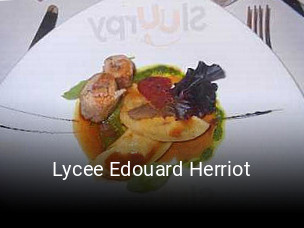 Lycee Edouard Herriot plan d'ouverture