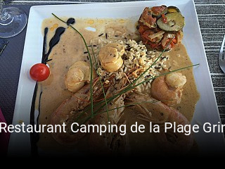 Le Restaurant Camping de la Plage Grimaud ouvert