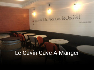 Le Cavin Cave A Manger heures d'affaires