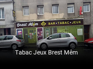 Tabac Jeux Brest Mêm plan d'ouverture