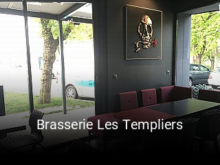 Brasserie Les Templiers plan d'ouverture