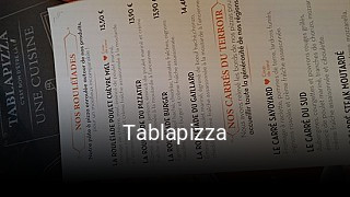 Tablapizza heures d'ouverture
