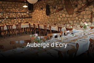 Auberge d'Ecry ouvert