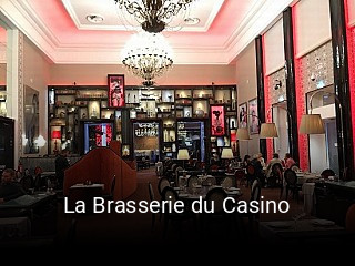 La Brasserie du Casino plan d'ouverture