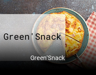 Green'Snack plan d'ouverture