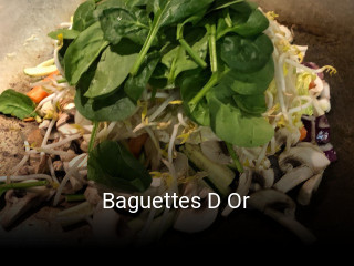 Baguettes D Or plan d'ouverture