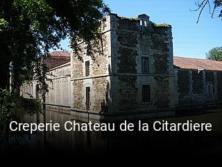 Creperie Chateau de la Citardiere plan d'ouverture