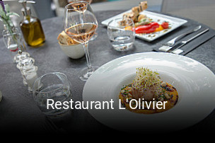 Restaurant L'Olivier ouvert