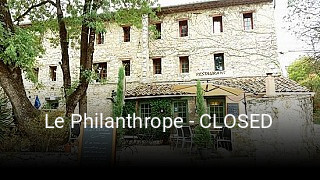 Le Philanthrope - CLOSED heures d'ouverture