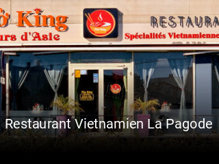 Restaurant Vietnamien La Pagode plan d'ouverture