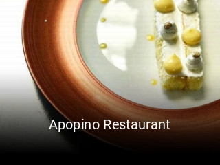 Apopino Restaurant plan d'ouverture