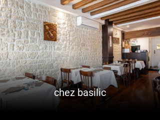 chez basilic ouvert