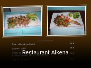 Restaurant Alkena heures d'ouverture