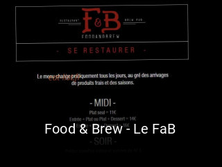 Food & Brew - Le FaB ouvert