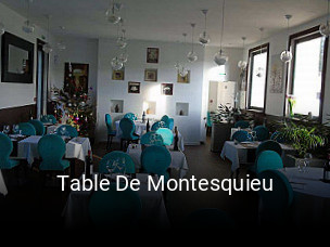 Table De Montesquieu ouvert