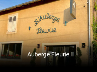 Auberge Fleurie plan d'ouverture