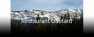 Restaurant Gautard heures d'affaires