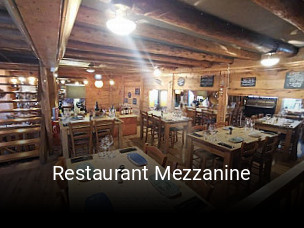 Restaurant Mezzanine heures d'ouverture