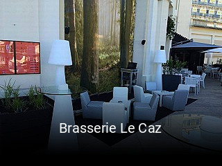 Brasserie Le Caz plan d'ouverture