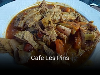 Cafe Les Pins plan d'ouverture