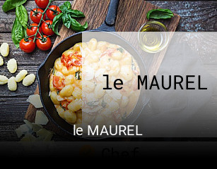 le MAUREL ouvert