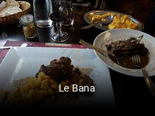 Le Bana heures d'ouverture