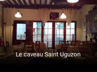 Le caveau Saint Uguzon ouvert