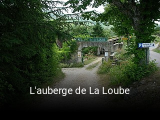 L'auberge de La Loube heures d'ouverture