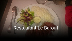 Restaurant Le Barouf heures d'affaires