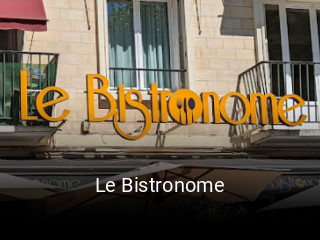 Le Bistronome heures d'affaires