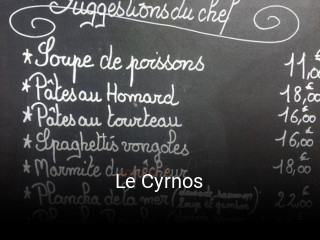 Le Cyrnos plan d'ouverture