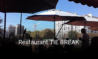 Restaurant TIE BREAK heures d'ouverture