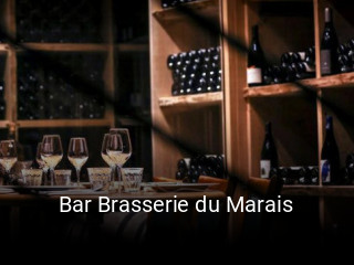 Bar Brasserie du Marais plan d'ouverture