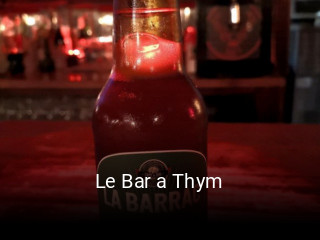 Le Bar a Thym ouvert