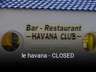 le havana - CLOSED ouvert