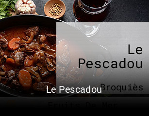 Le Pescadou ouvert