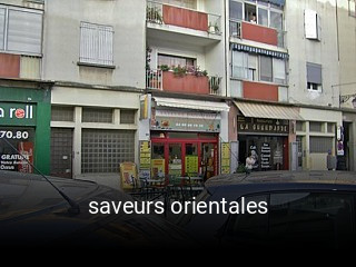 saveurs orientales heures d'affaires