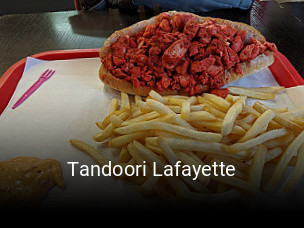 Tandoori Lafayette heures d'ouverture