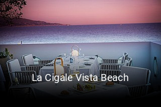 La Cigale Vista Beach plan d'ouverture